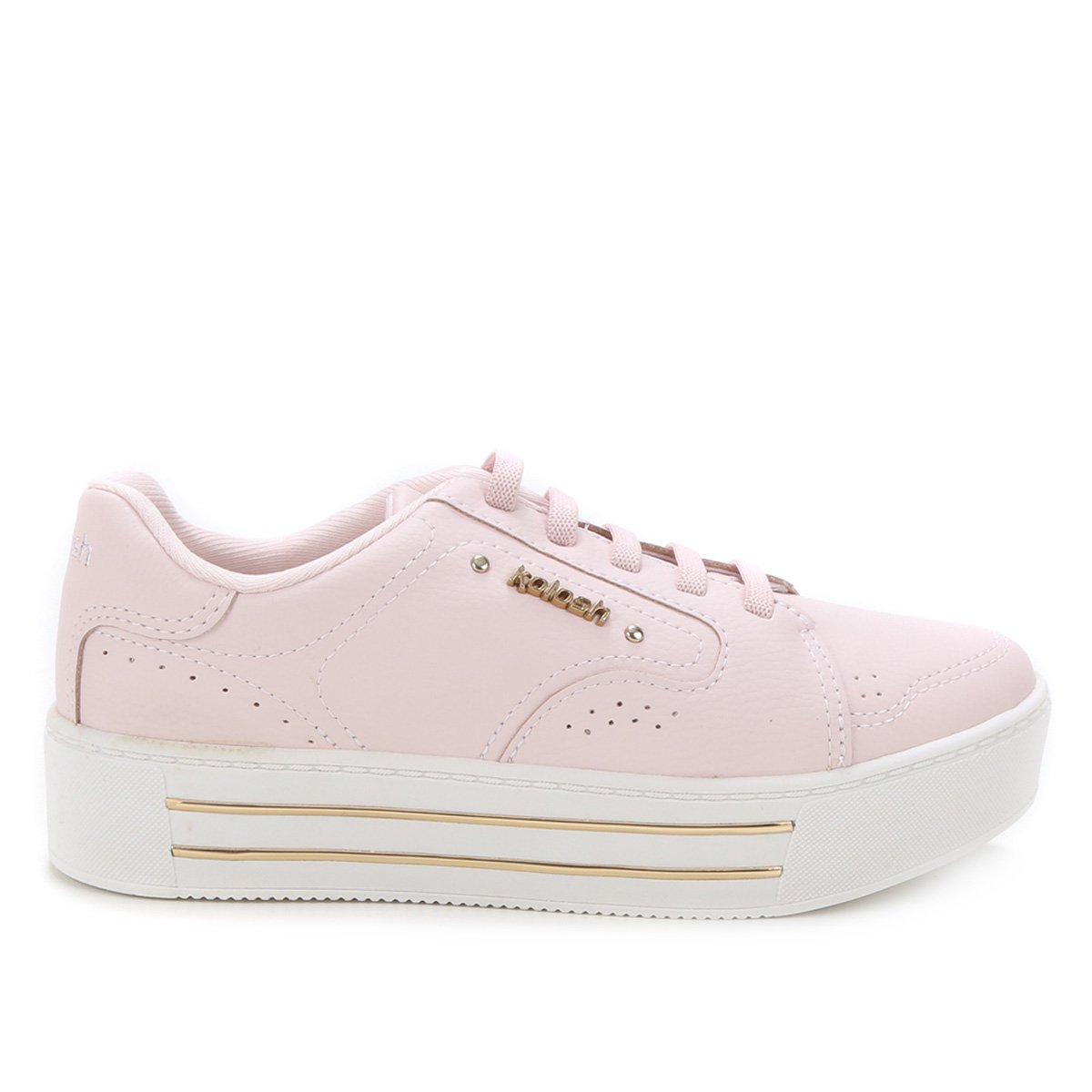 Tênis Kolosh Casual Caixa Alta Feminino - Rosa Menor preço em Tênis Kolosh Casual Caixa Alta Feminino - Rosa