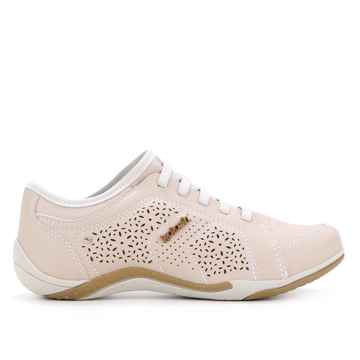 Tênis Kolosh Laser Feminino - Nude Menor preço em Tênis Kolosh Laser Feminino - Nude
