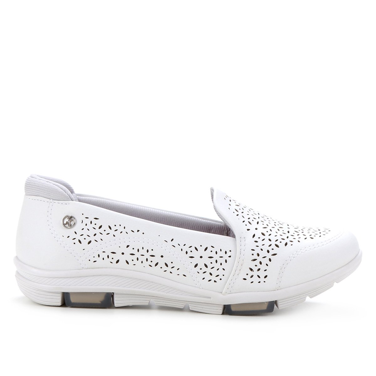 Tênis Kolosh Laser Sem Cadarço Feminino - Branco Menor preço em Tênis Kolosh Laser Sem Cadarço Feminino - Branco