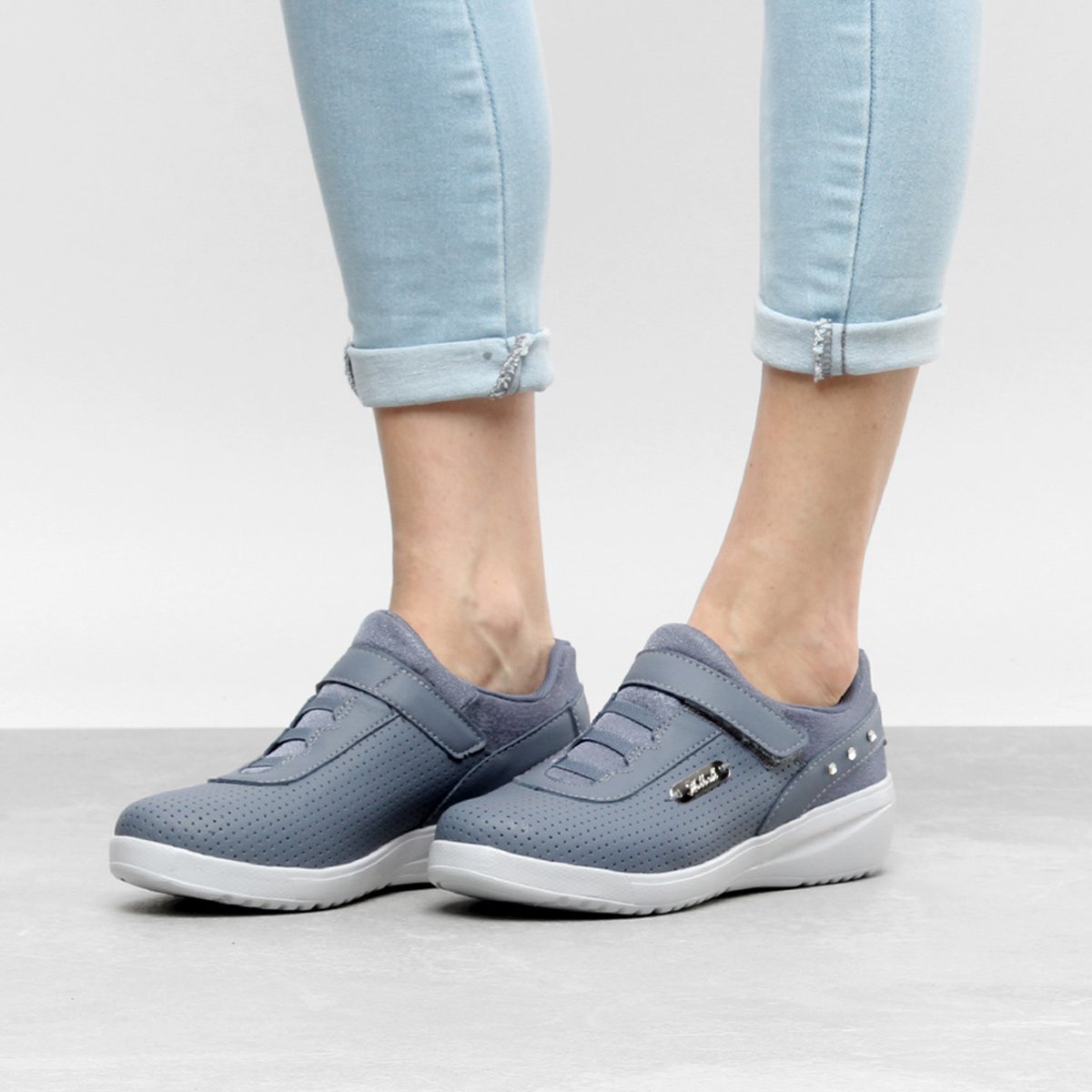 Tênis Kolosh Perfuros e Feminino - Azul | Zattini