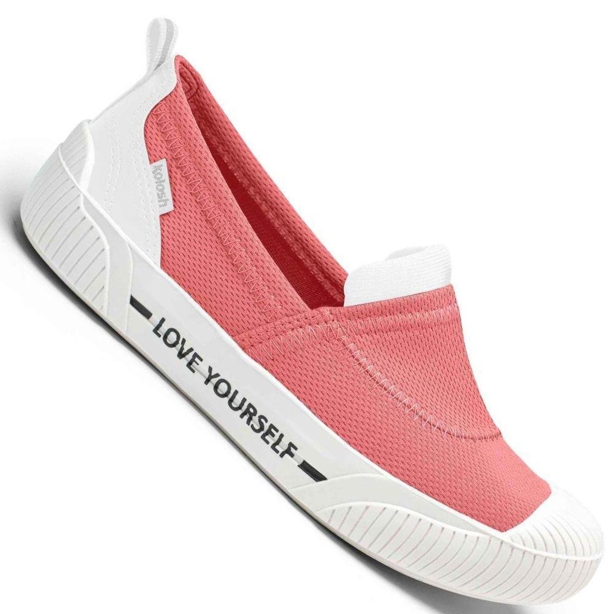Tenis Kolosh Slip On C2328 Feminino - Rosa Menor preço em Tenis Kolosh Slip On C2328 Feminino - Rosa