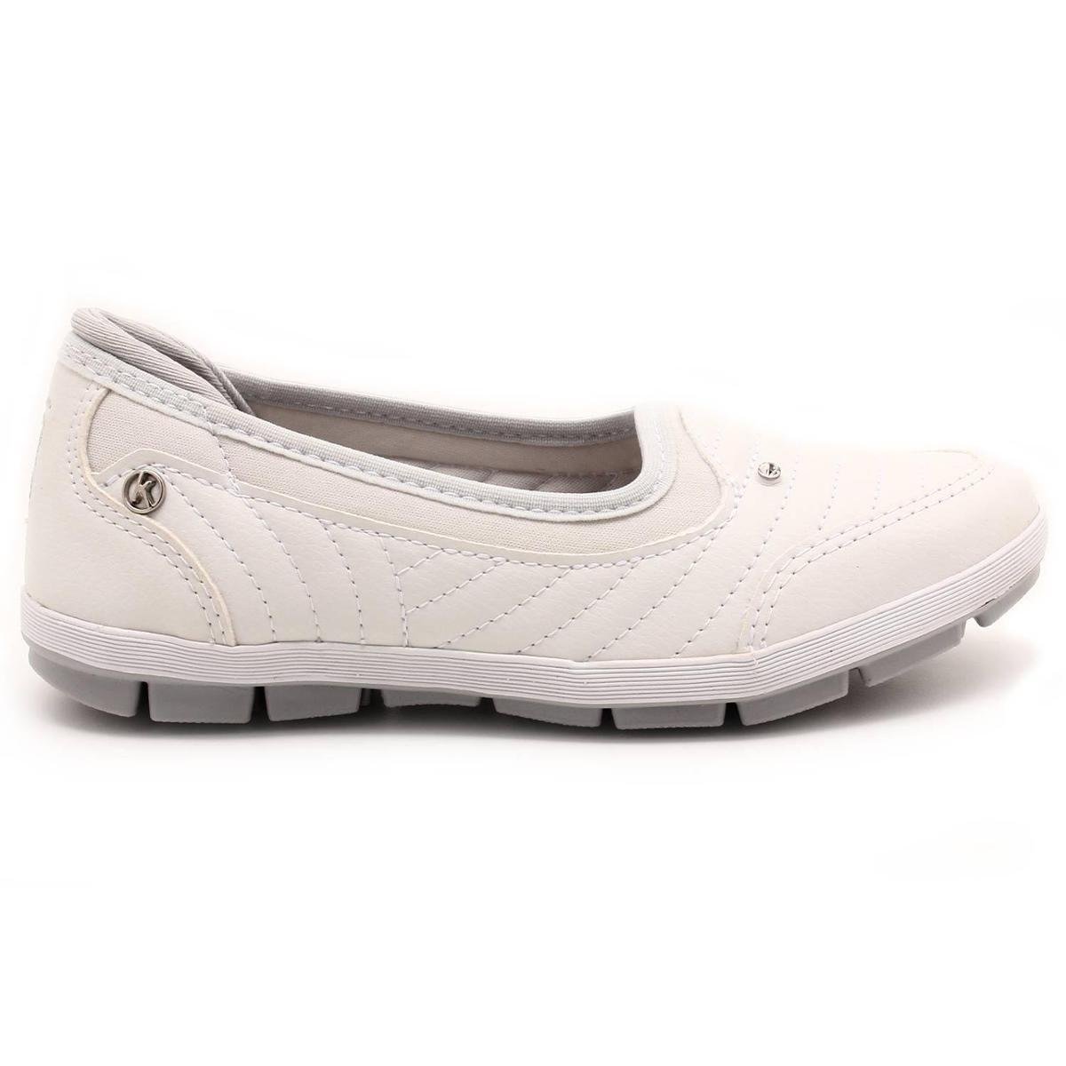 Tênis Kolosh Slip On Strass Feminino C0907A - Off White Menor preço em Tênis Kolosh Slip On Strass Feminino C0907A - Off White