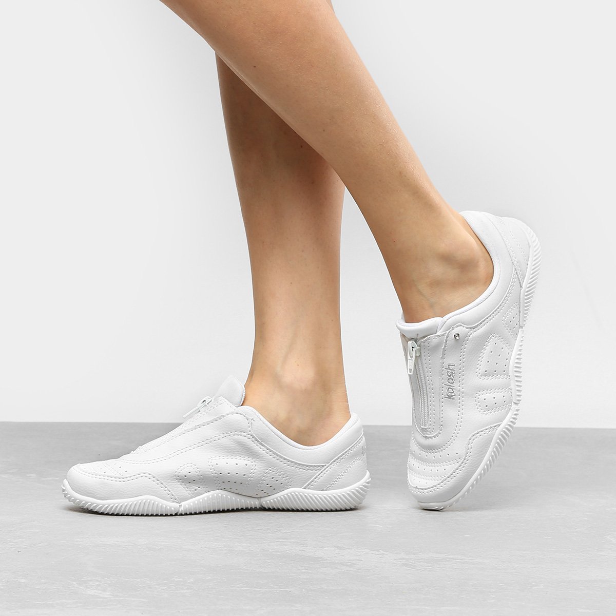 tênis kolosh ziper frontal