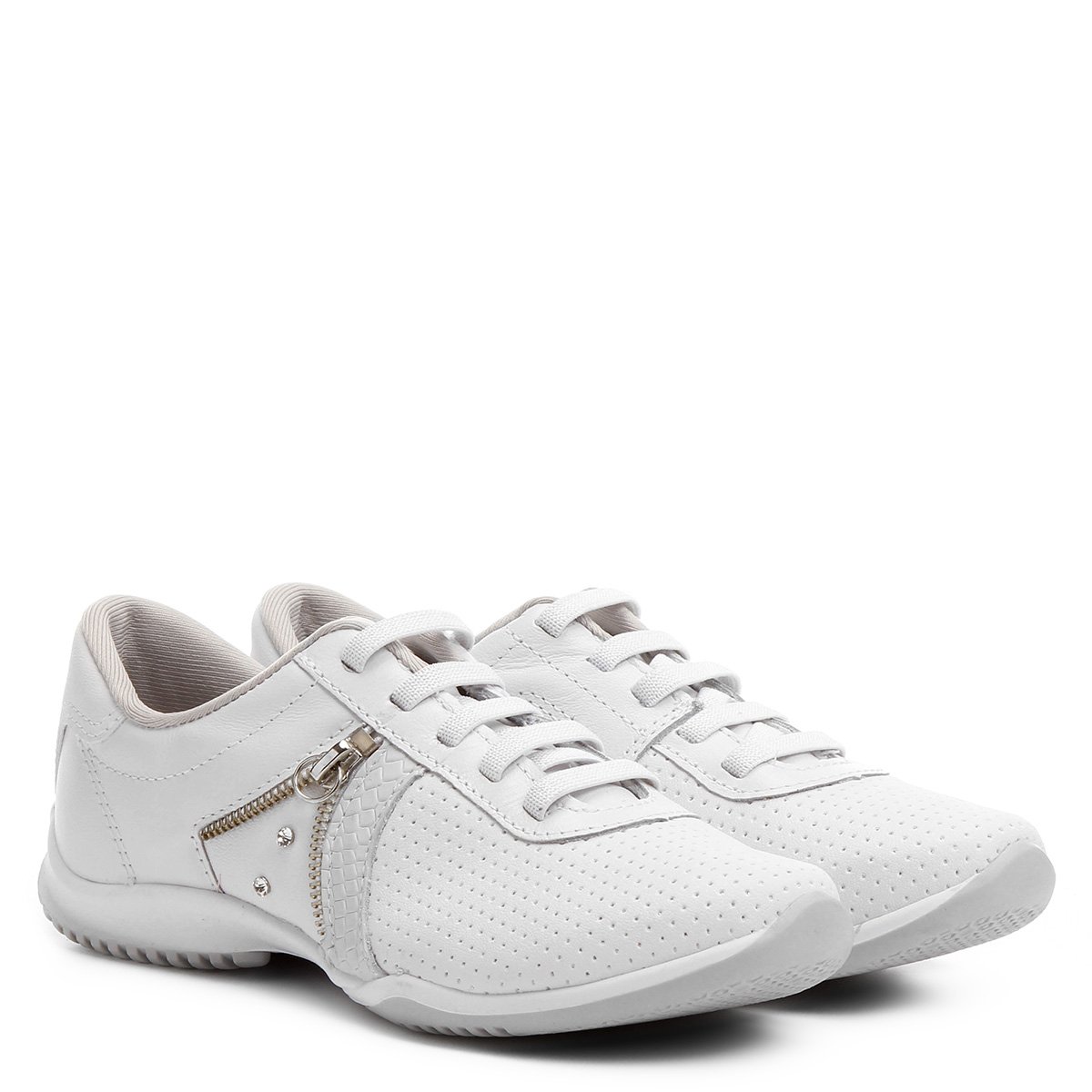 tênis kolosh zíper strass feminino