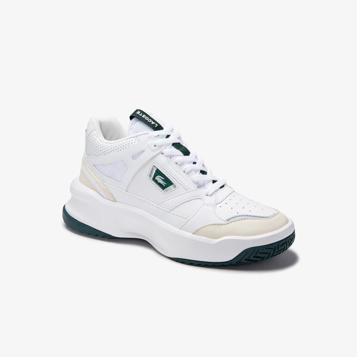 Tênis Lacoste Ace Lift - Branco+Verde Menor preço em Tênis Lacoste Ace Lift - Branco+Verde
