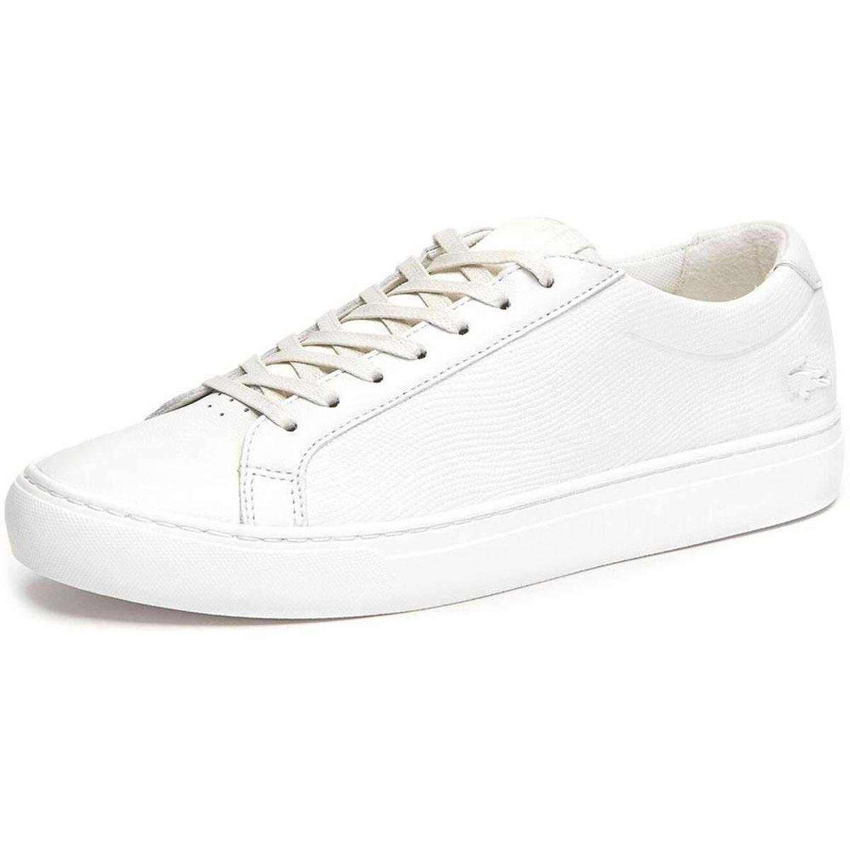 Tênis Lacoste L.12.12 Masculino - Off White Menor preço em Tênis Lacoste L.12.12 Masculino - Off White