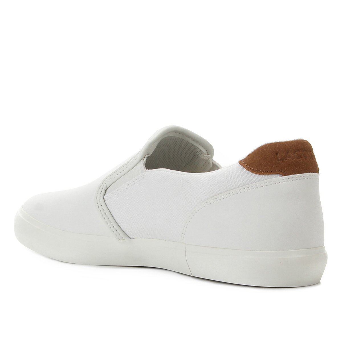 Tênis Lacoste Slip On Jouer Masculino - Off White | Zattini