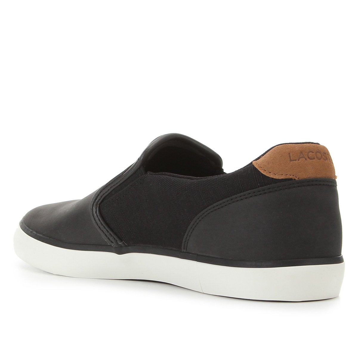 Tênis Lacoste Slip On Jouer Masculino - Preto | Zattini