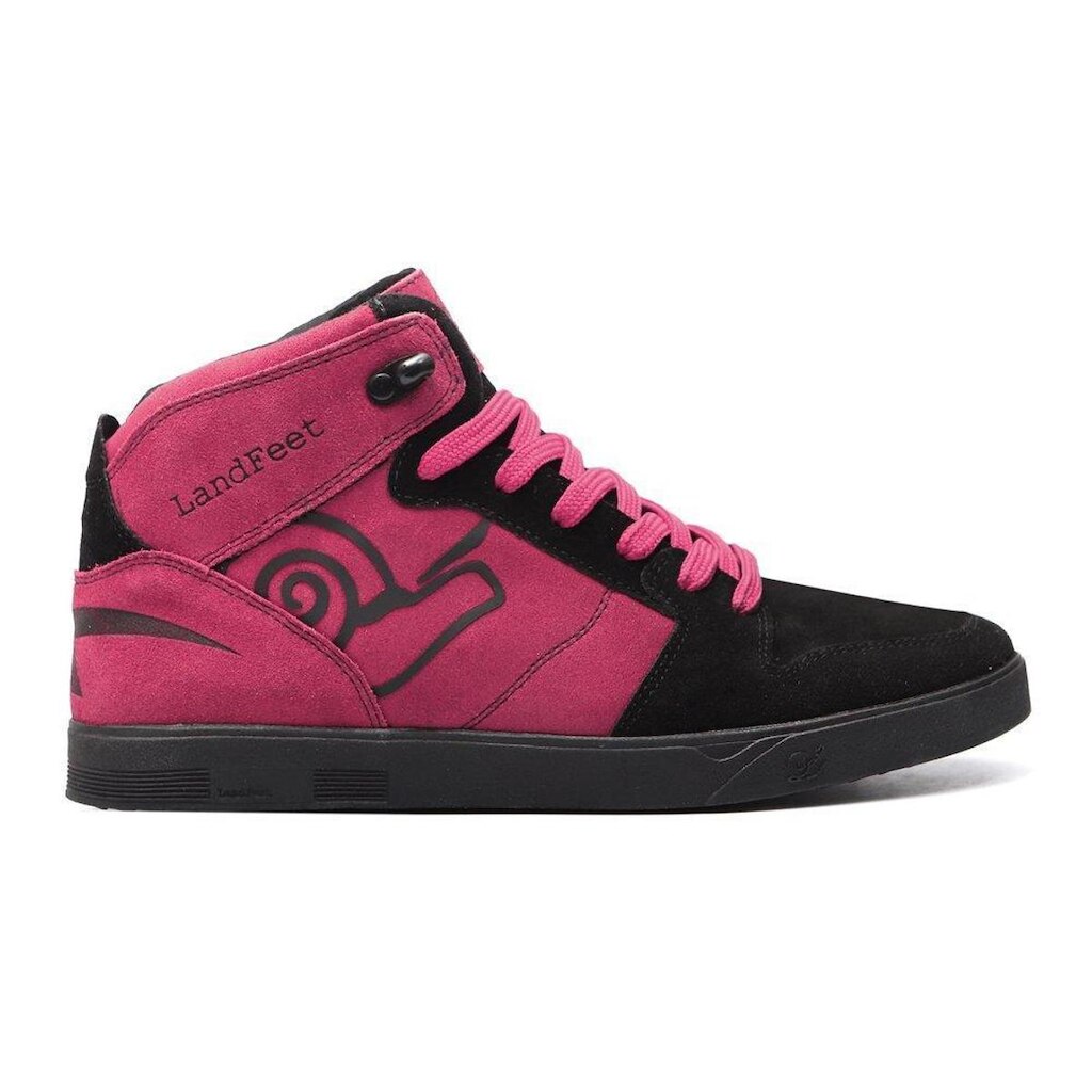 Tênis LandFeet Skate EmbarcaderoX Em Couro Cano Alto