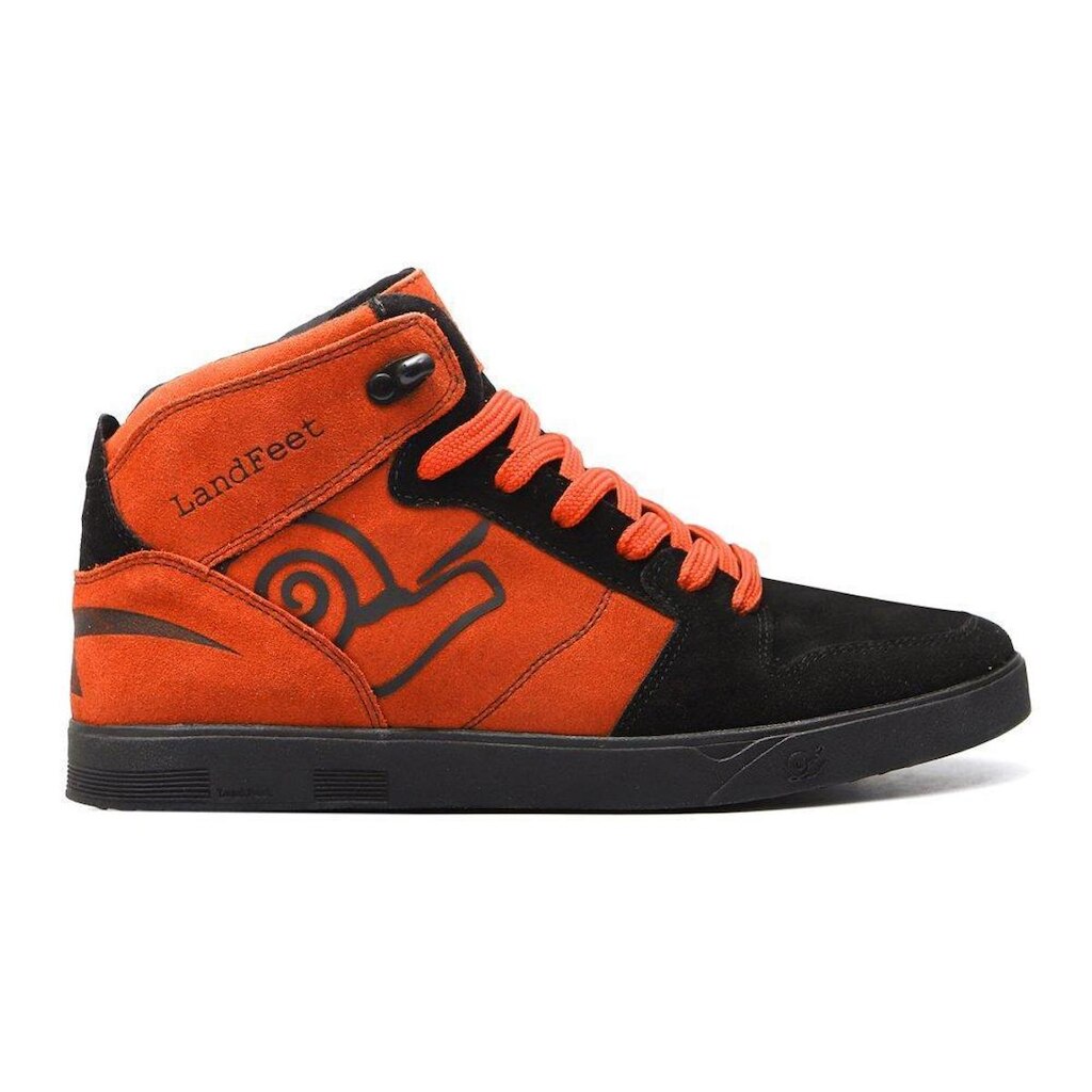Tênis LandFeet Skate EmbarcaderoX Em Couro Cano Alto