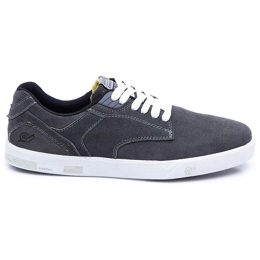 Tênis LandFeet Skate Iapi Em Couro Cano Baixo Casual