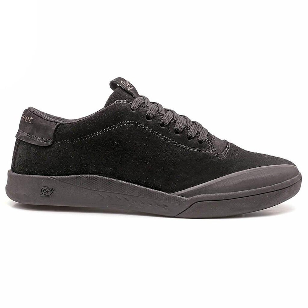 Tênis LandFeet Skate Shield Couro Cano Baixo Casual Masculino
