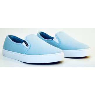 Tênis Lig Shoes Slip on Iate Tecido Calce Confort Unissex