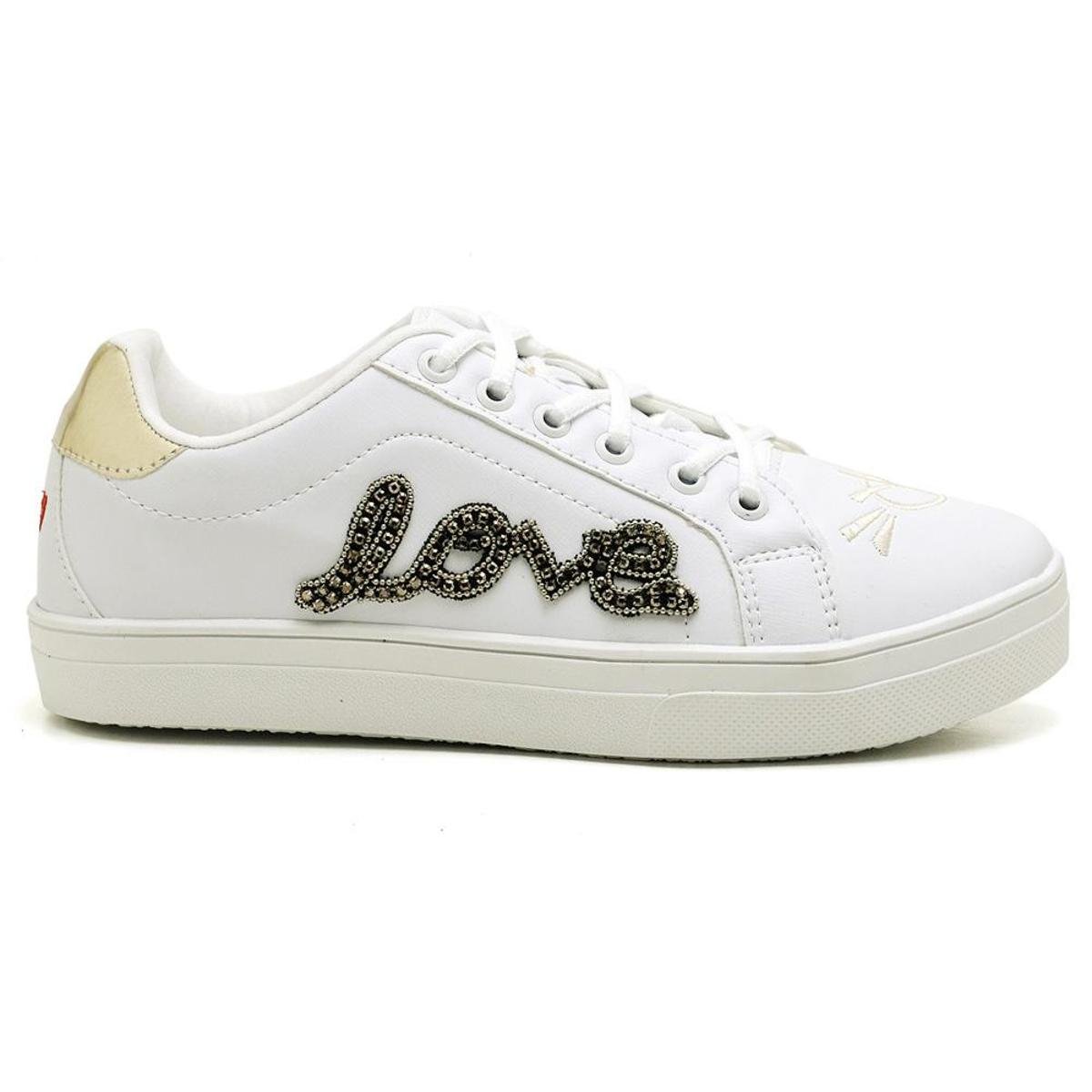 tenis bordados com pedrarias