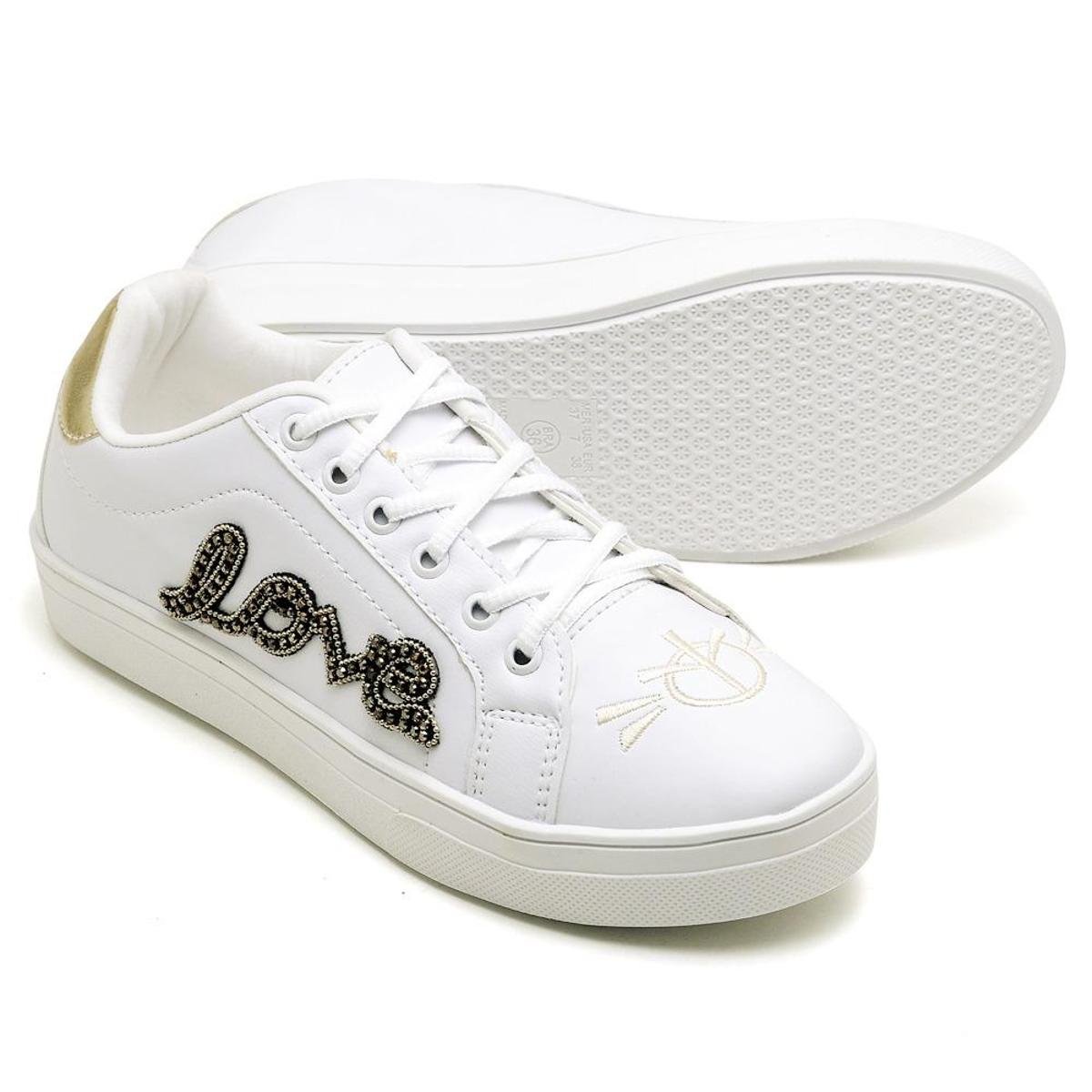 tenis bordados com pedrarias