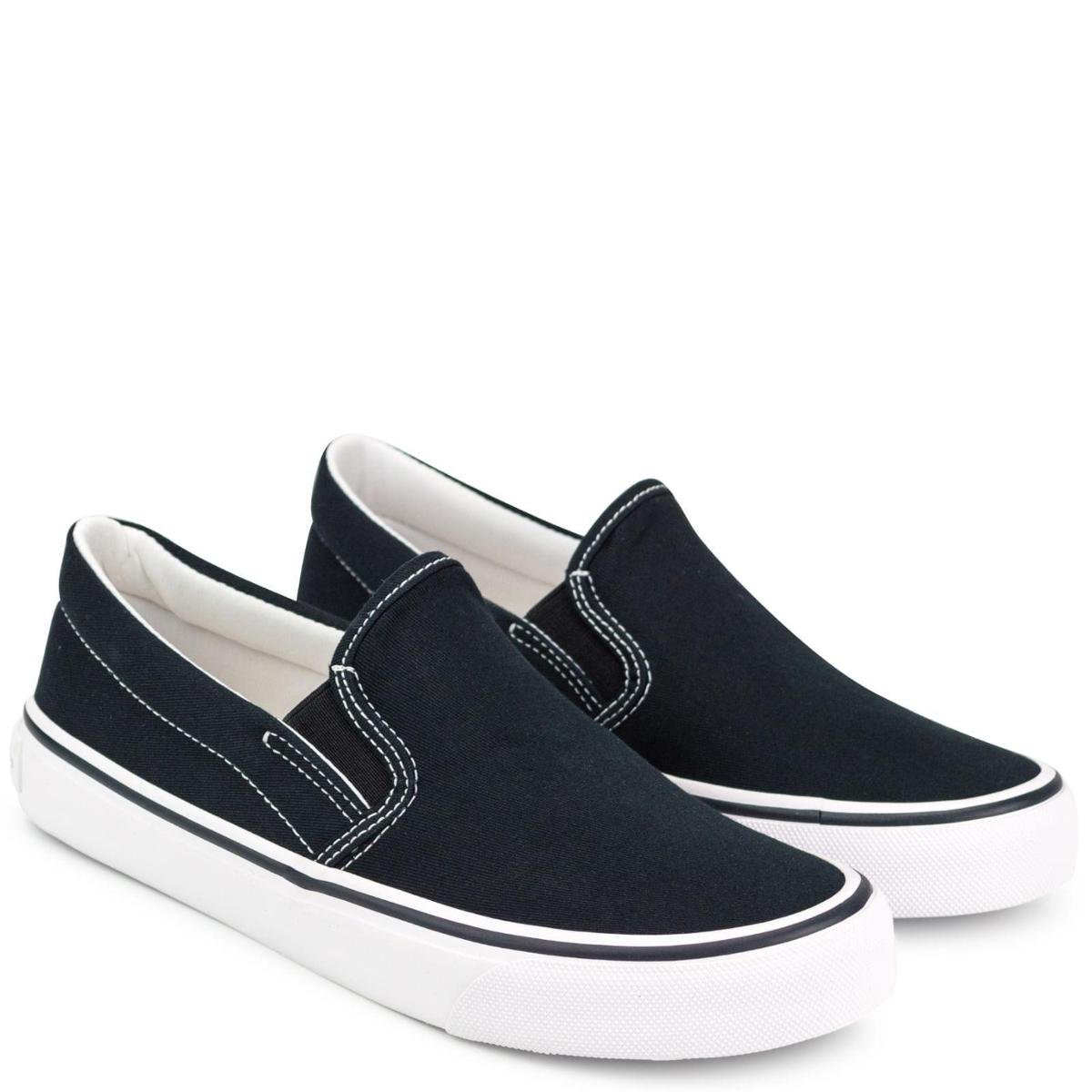 Tênis Lona Slipper Branco SAPATINHO DE LUXO - Preto | Zattini