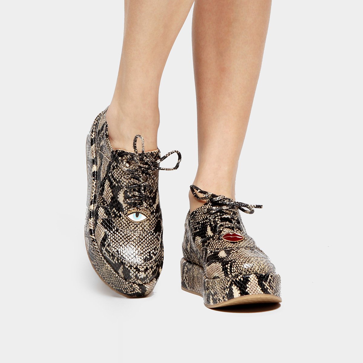 tenis flatform luiza barcelos