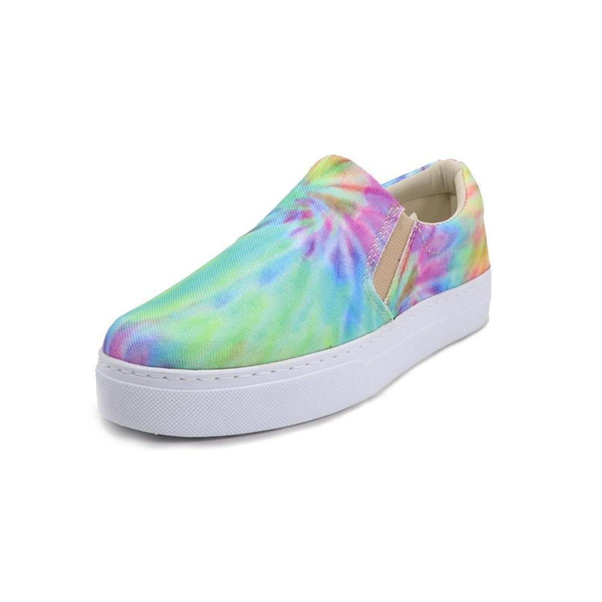 tenis slip on estampado