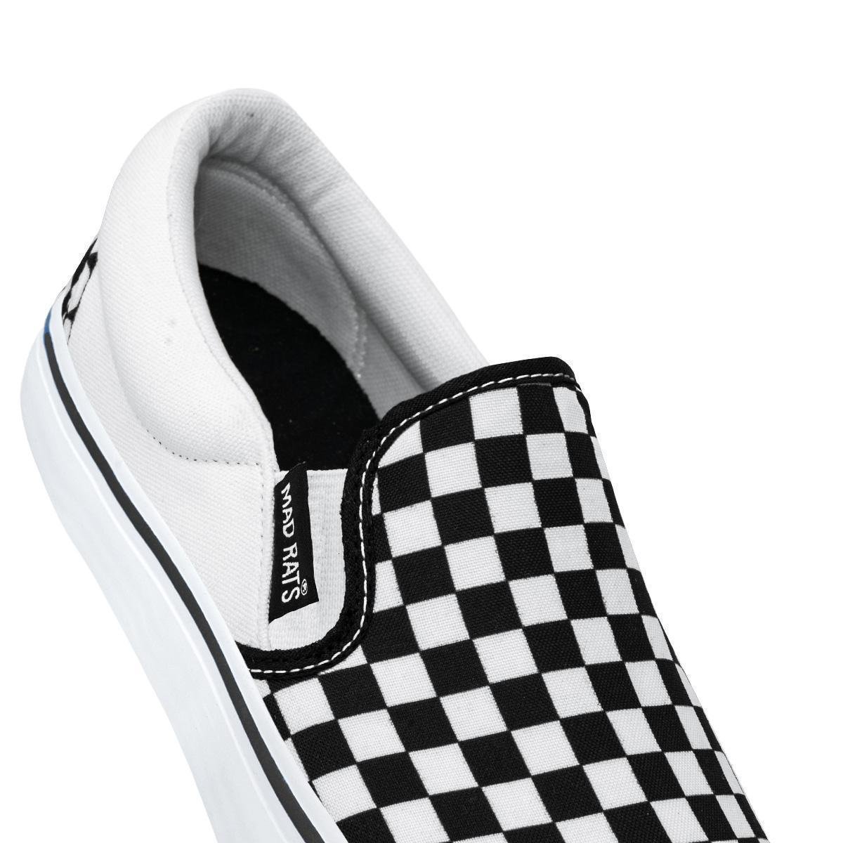 Buy mad rats slip on quadriculado Store