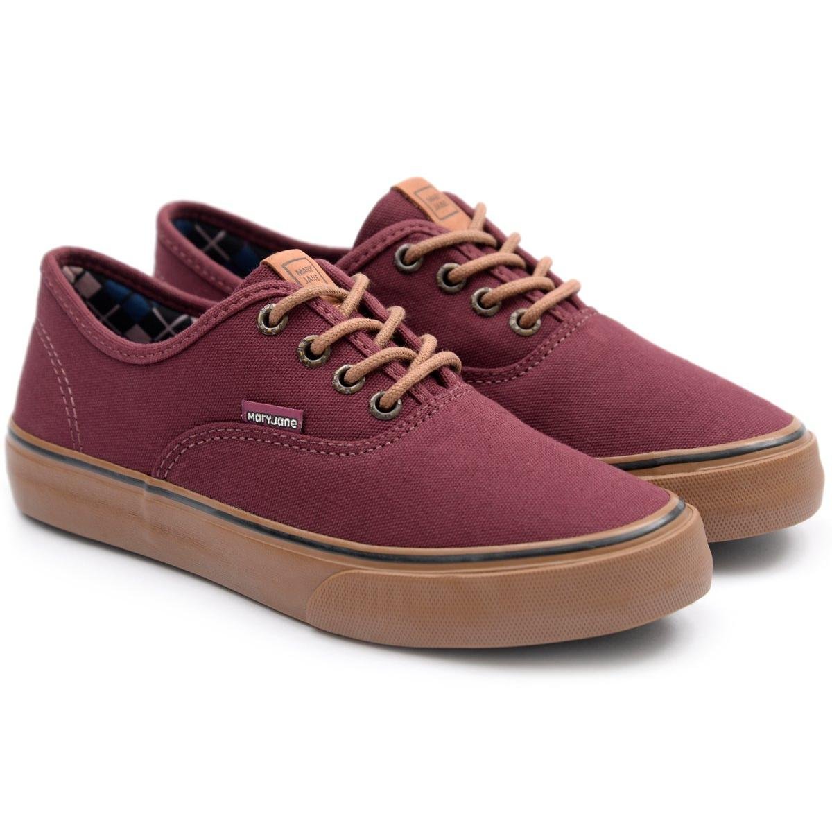 mary jane tenis vinho