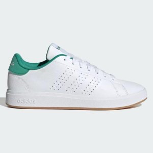 Imagem Tênis Masculino Advantage Base 2.0 Branco Verde Adidas HQ0247