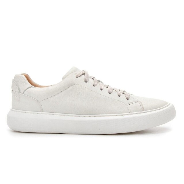 Tênis Masculino Casual Couro Cadarço Conforto Moderno