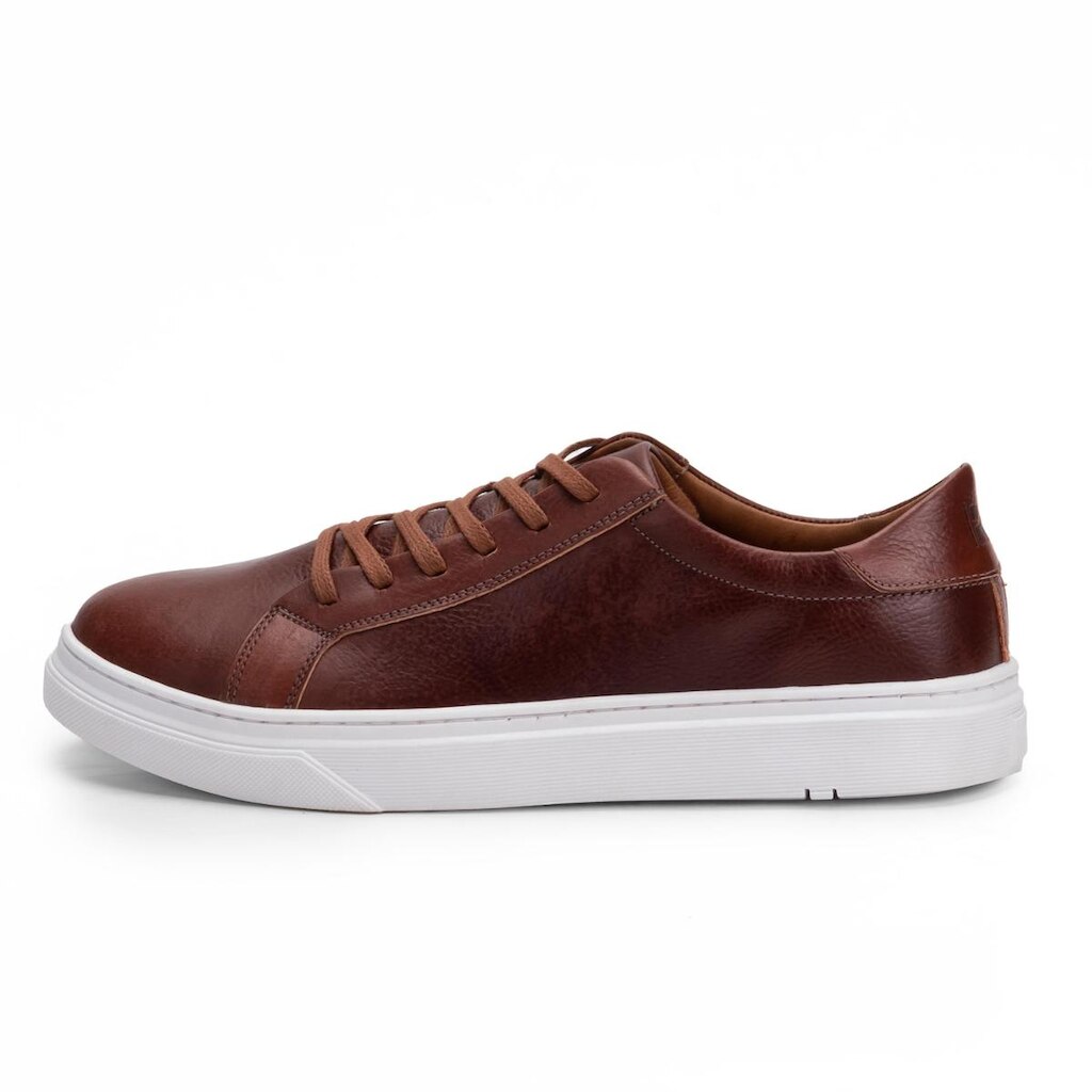 Tenis Masculino Casual Couro Confortável Original