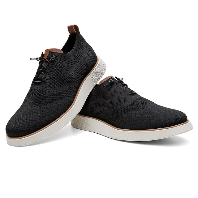 Tênis Masculino Casual Esportivo Estilo Malha Knit