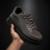 Tênis Masculino Casual Street Sneaker Urbano Sola Alta Robusto Grande Cinza Couro Sintético Premium - Cinza