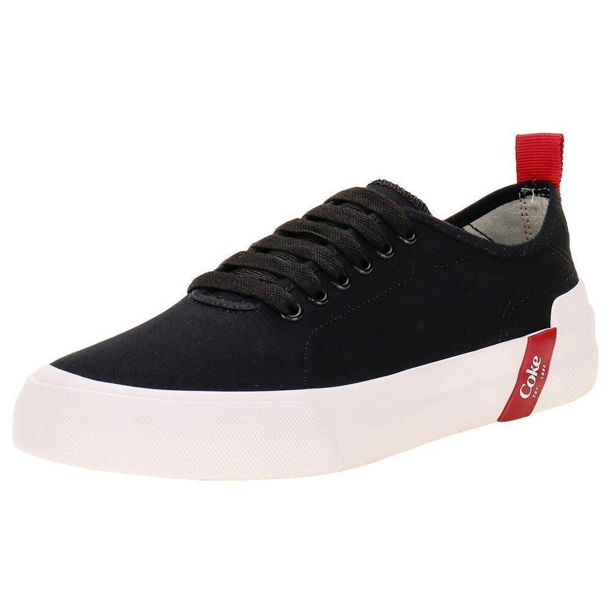 Tênis Masculino Charlotte Canvas Coca-Cola Cc2404 Menor preço em Tênis Masculino Charlotte Canvas Coca-Cola Cc2404
