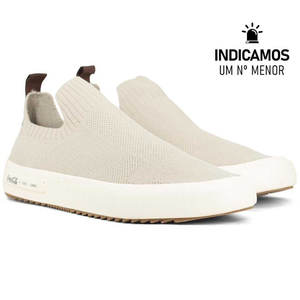 Tênis Masculino Coca Cola Knit Stamp Chronos Casual Confortável Elástico 2350