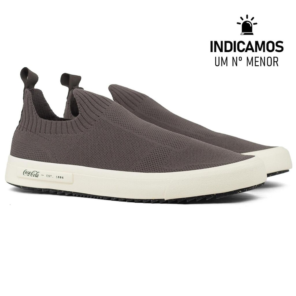 Tênis Masculino Coca Cola Knit Stamp Chronos Casual Confortável Elástico 2350