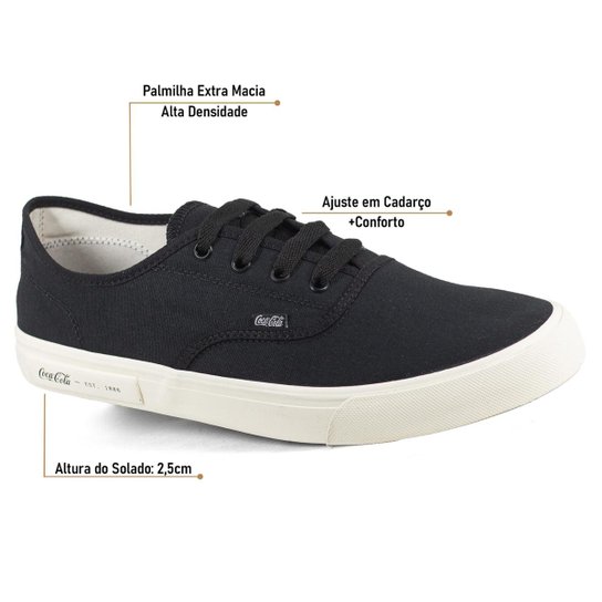Tênis Masculino Coca-Cola Shoes Kick Travel