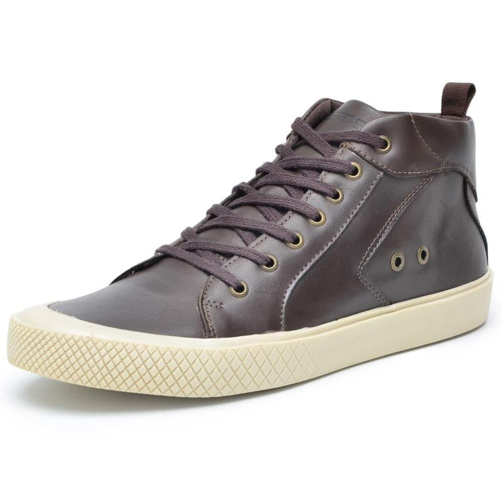 Tenis Masculino Couro Cano Alto Francashoes TNS Urban NS