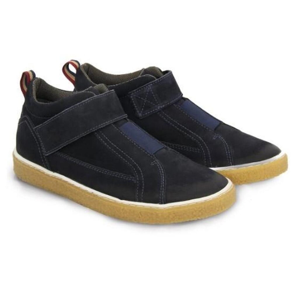 Tênis Masculino Couro Casual Cano Alto Moscow Marinho