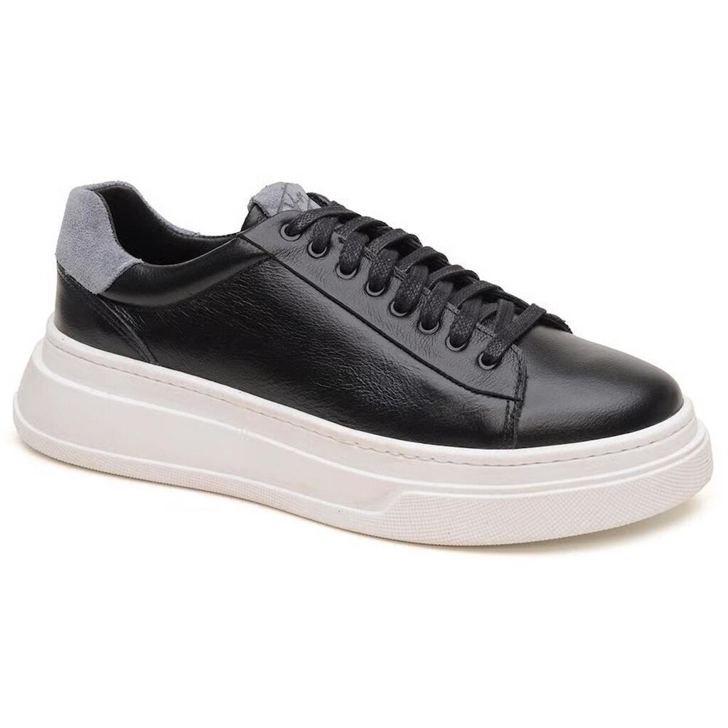 Tênis Masculino Couro Casual Edição Clean Ultra Leve Premium