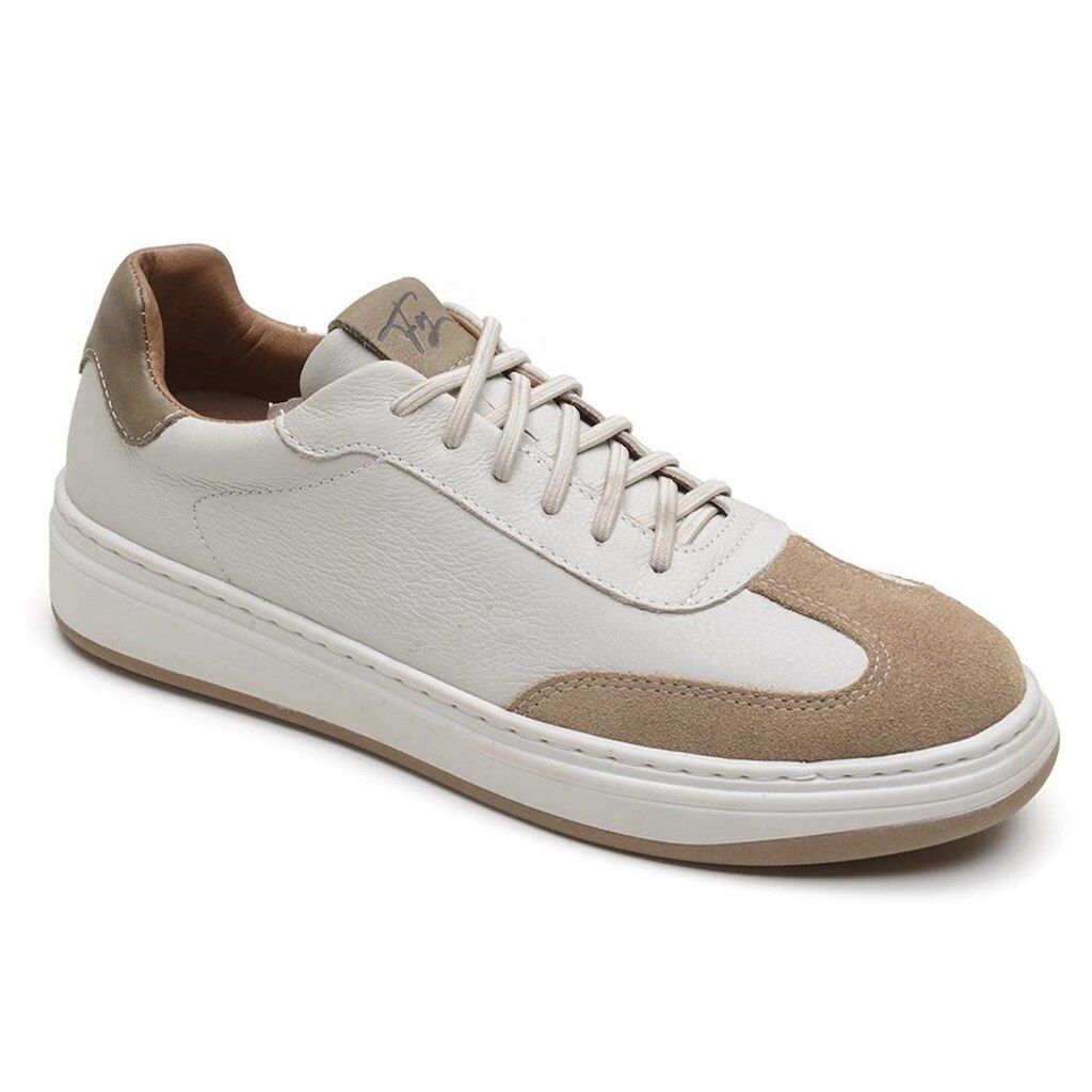Tênis Masculino Couro Legítimo Oceanic Estilo Confort Design