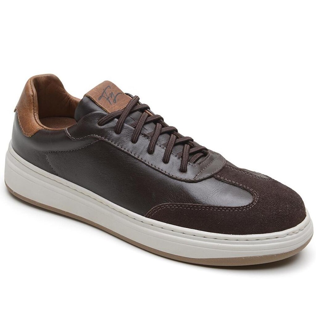 Tênis Masculino Couro Legítimo Oceanic Estilo Confort Design