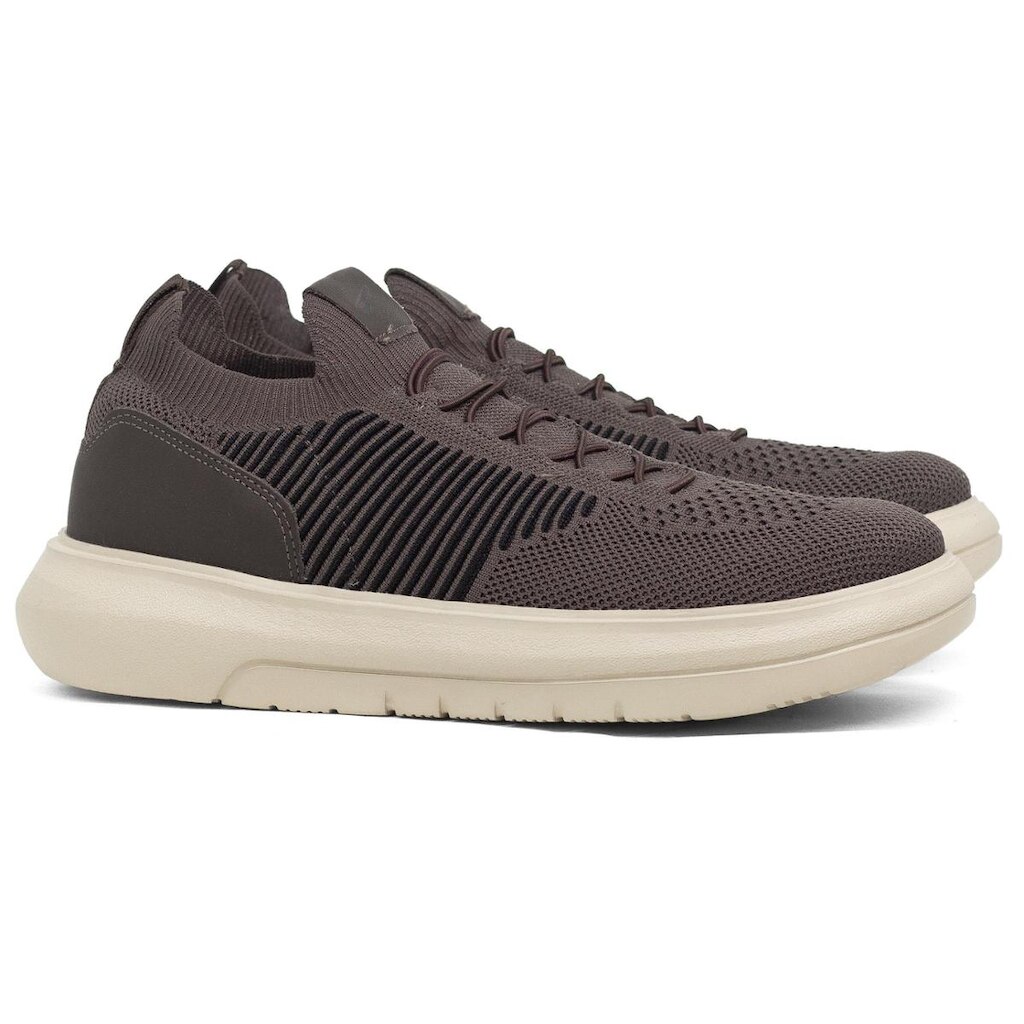 Tênis Masculino Ferracini Casual Energy Knit Elástico Confortável Calce Fácil