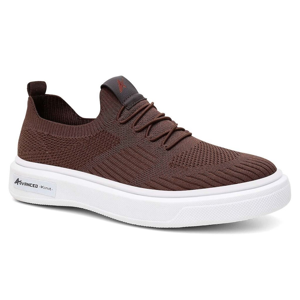 Tênis Masculino Knit Casual Tecido Respirável Calce Fácil Confortável Leve Macio Sola Antiderrapante