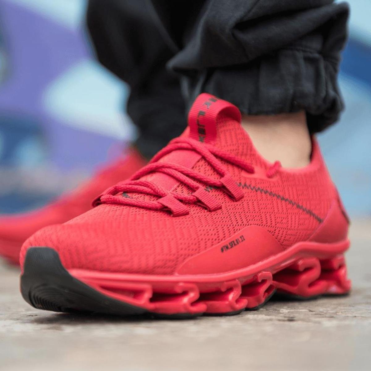 Tênis masculino molas com amortecedor tenis mola lançamento Menor preço em Tênis masculino molas com amortecedor tenis mola lançamento