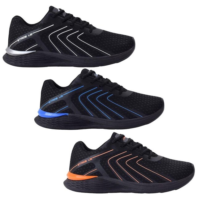 Tênis Masculino Original Stride Flex Ultra Conforto Leve Fit Max Lig Shoes
