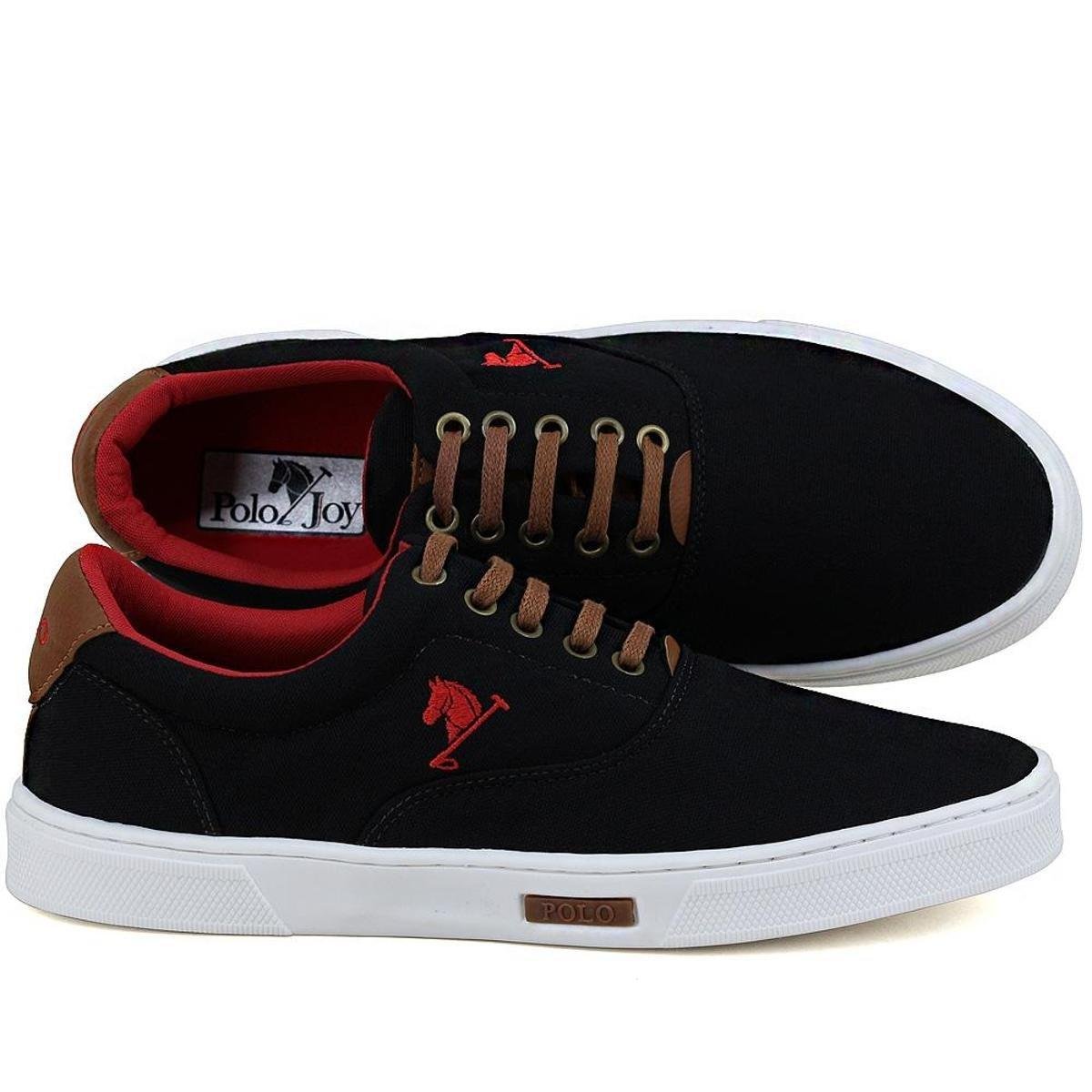 tênis masculino polo joy casual em lona