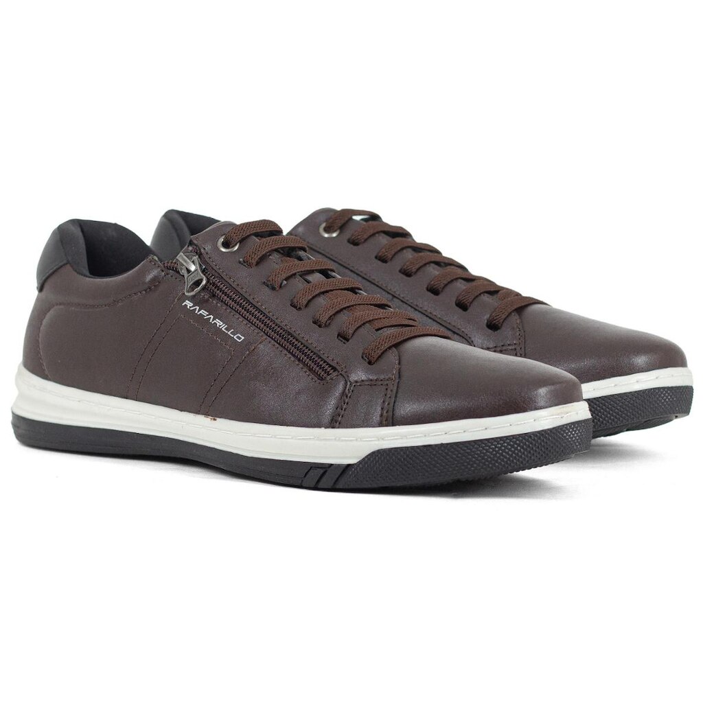 Tênis Masculino Rafarillo Casual Com Cadarço Elástico Confortável Calce Fácil 57040