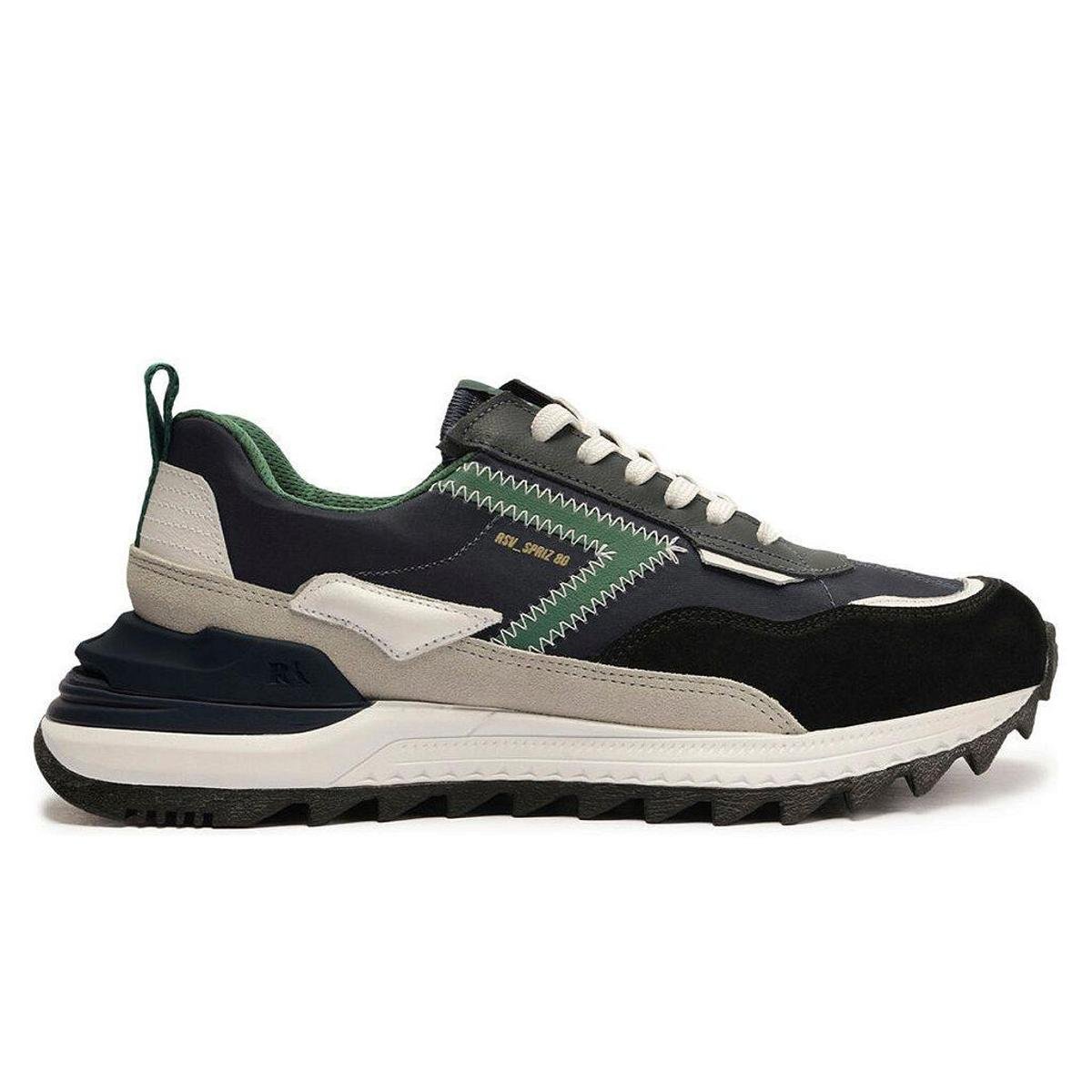 Tenis Masculino Reserva Spriz 80 Classico Preto Verde Menor preço em Tenis Masculino Reserva Spriz 80 Classico Preto Verde