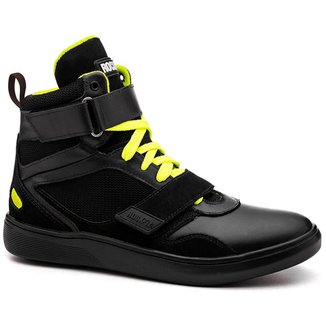 Tênis Masculino Rock Fit Strokes Preto e Amarelo