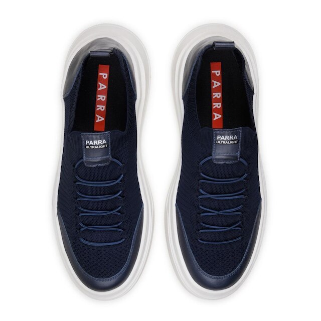 Tenis Masculino Sapatenis Meia Knit Calce Facil Casual Confortável Super Leve Moderno Parra Boots