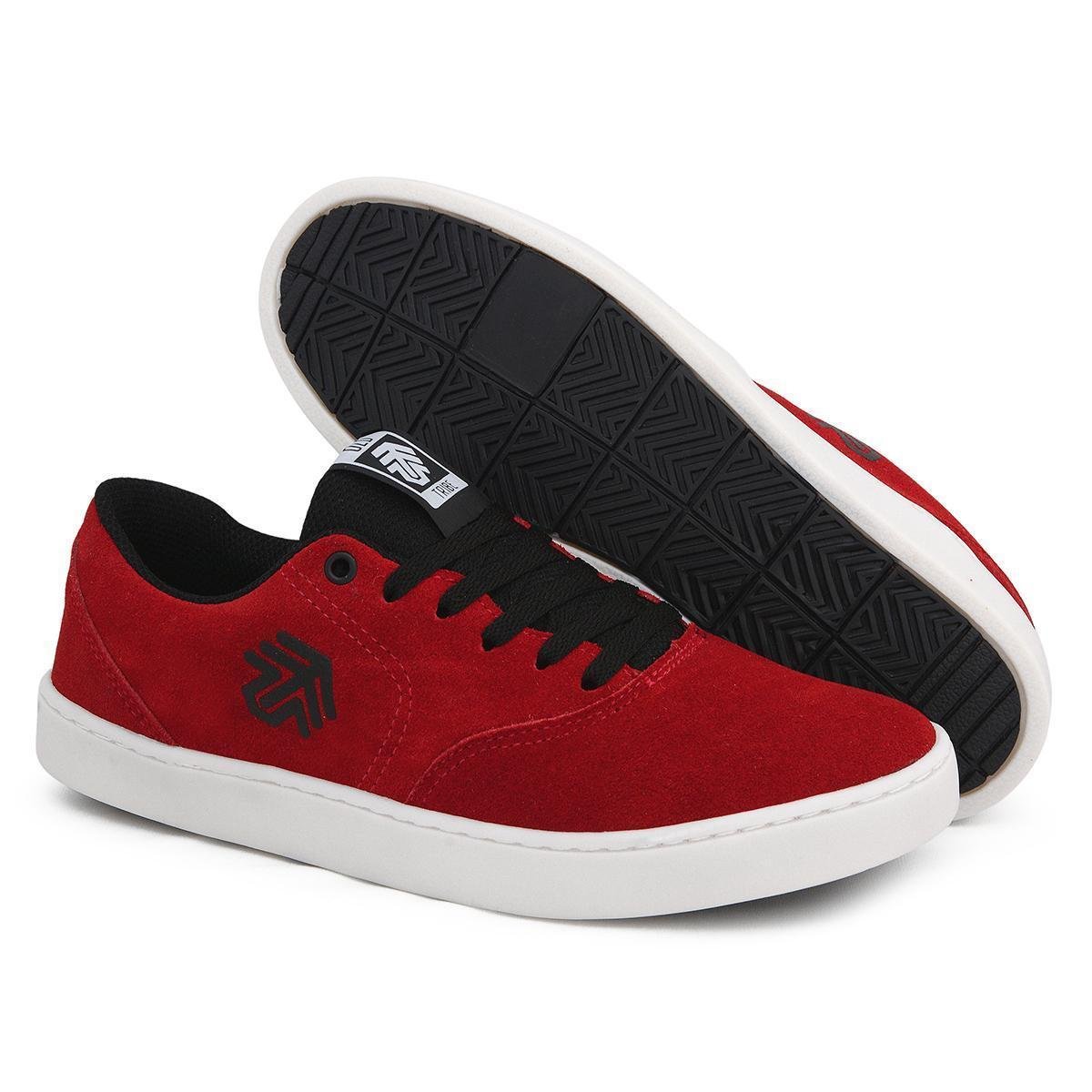 Tênis Masculino Skate Camurça Old Tribe Council Shoes Suede - Vermelho Menor preço em Tênis Masculino Skate Camurça Old Tribe Council Shoes Suede - Vermelho