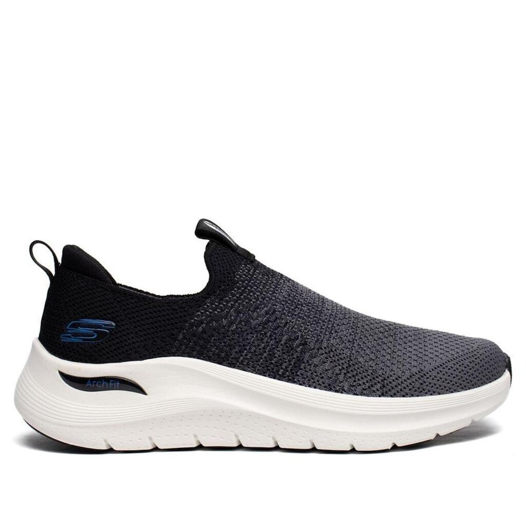 Tênis Masculino Skechers Arch Fit 2.0 Calce Fácil Preto