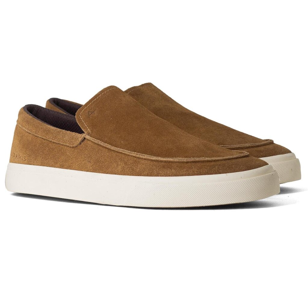 Tênis Masculino Slip On Aramis Casual Easy Drive Camurça Confortável Elástico AM188